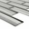 Ackland Rivella Kasumi Gris Subway 12 in. x 12 in. Glossy Glass Mosaic Wall Tile, 10PK AKM-G-RIKAGR2X6SW-CA - alternate 5
